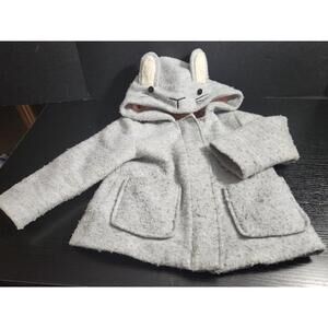 Cat & Jack 18 M mouse Kids Toddler Coat Jacket Gray‎ Pink